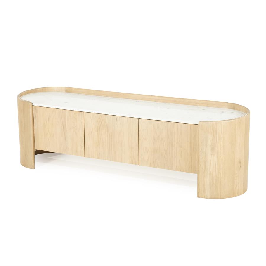 TV-meubel Don Marmer en eikenhout 165 cm - Afbeelding 28