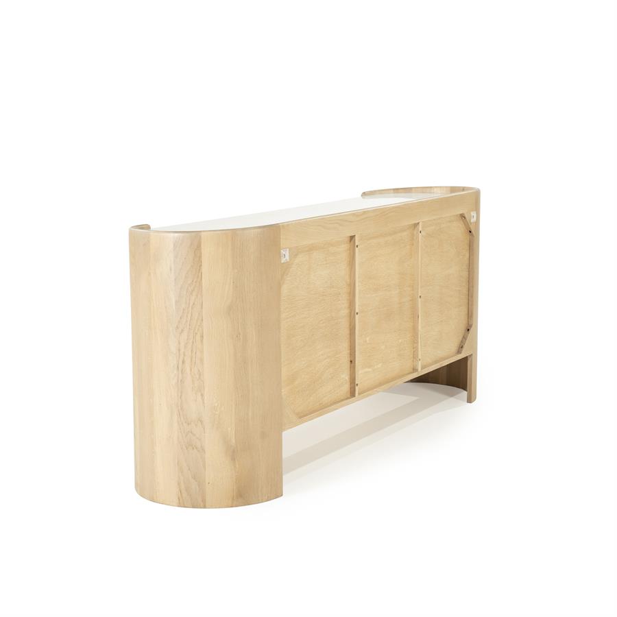 Dressoir Don Marmer en eikenhout 165cm - Afbeelding 18