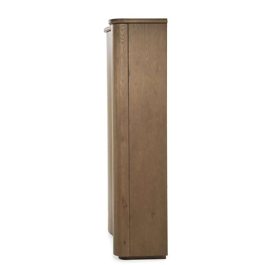 Opbergkast Josh Eikenhout 210 x 120cm - Bruin - Afbeelding 13