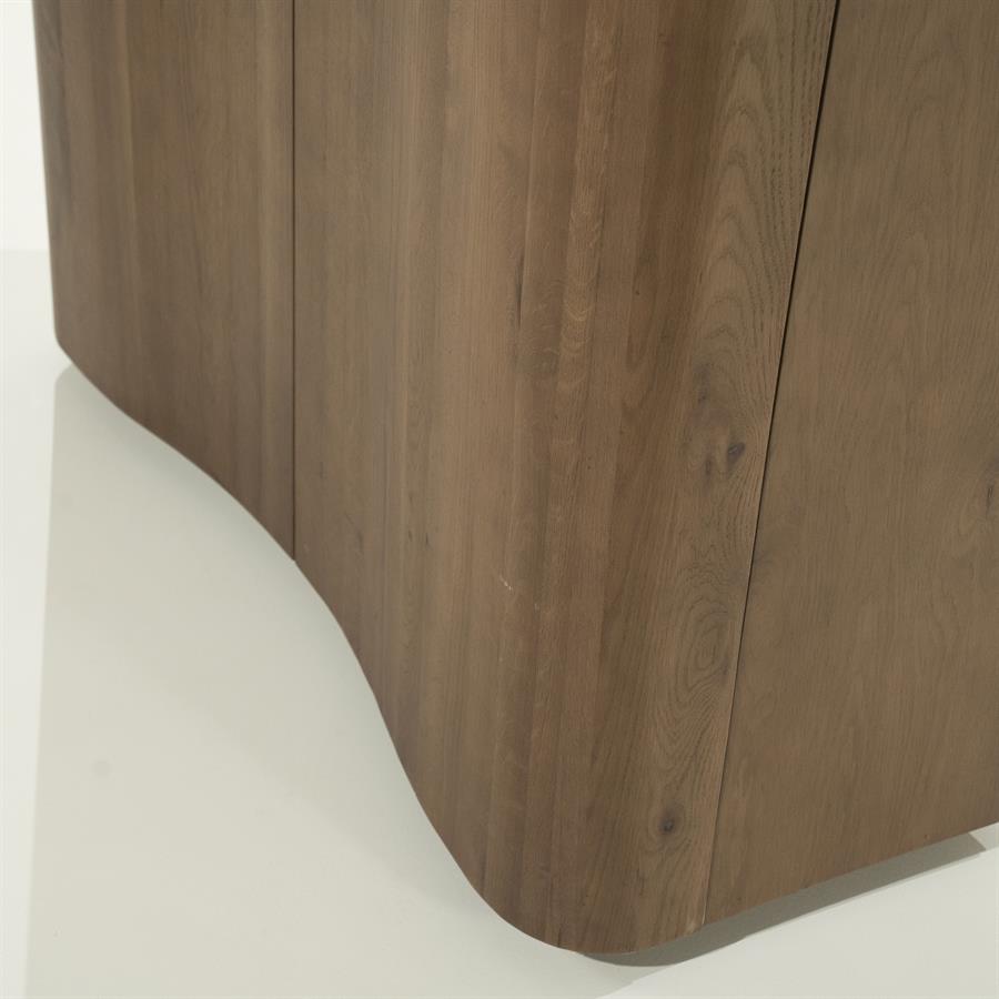 Opbergkast Josh Eikenhout 210 x 120cm - Bruin - Afbeelding 17