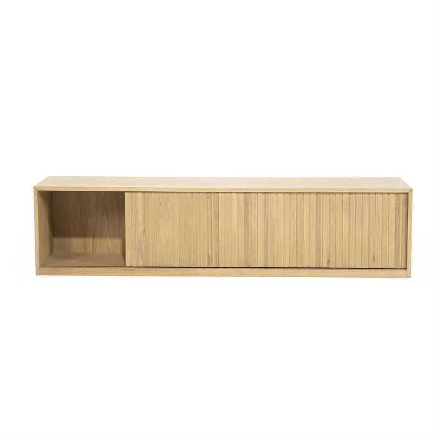 TV meubel Milo Eikenhout 180 cm - naturel - Afbeelding 19