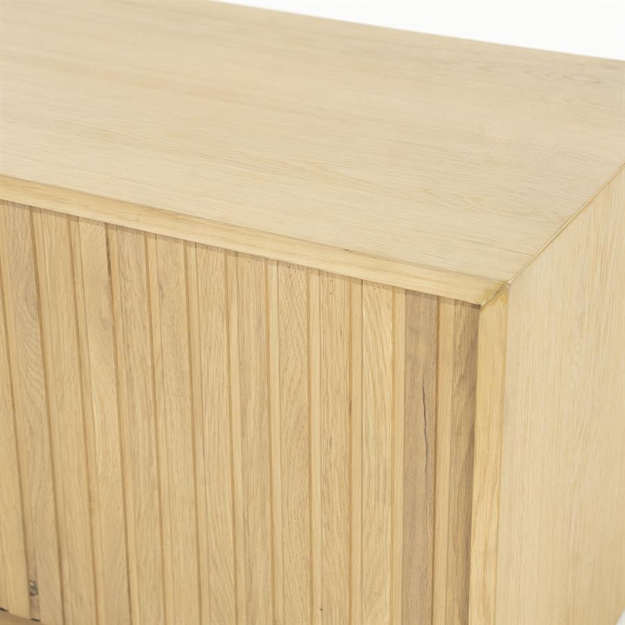 TV meubel Milo Eikenhout 180 cm - naturel - Afbeelding 20