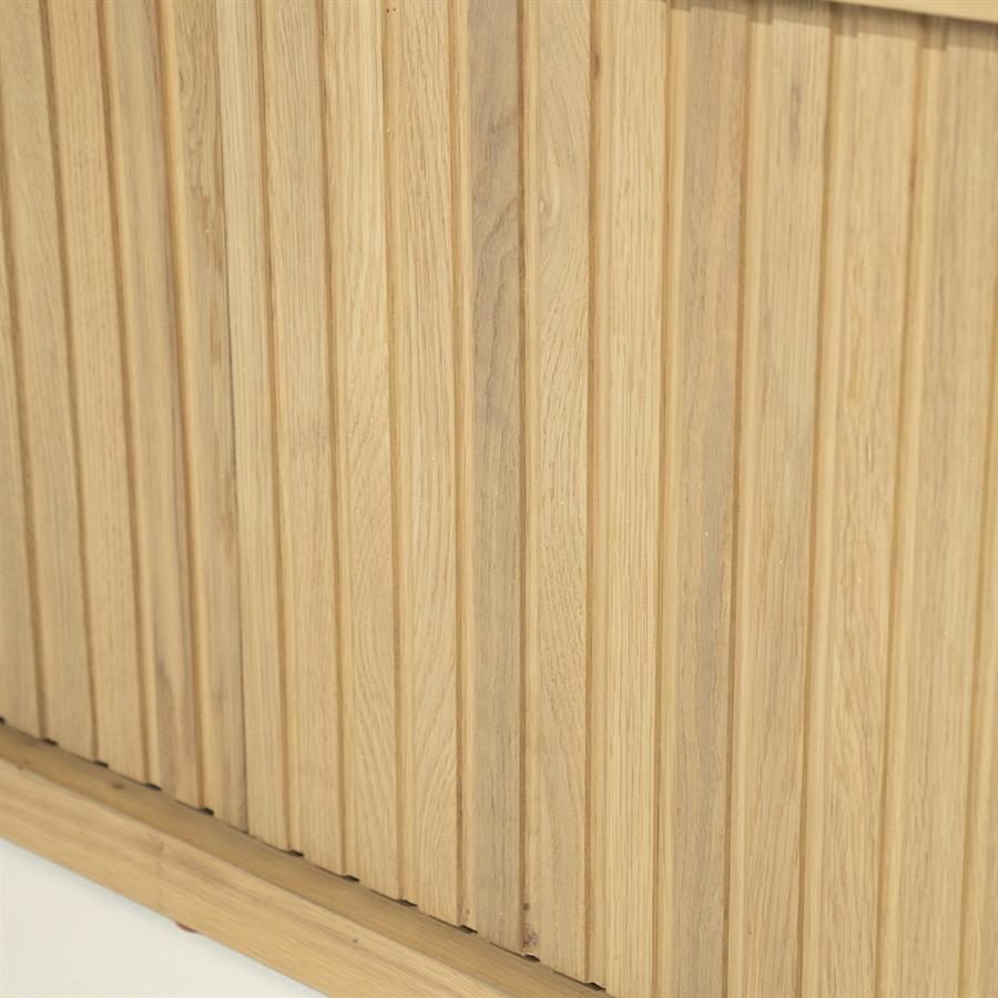 TV meubel Milo Eikenhout 180 cm - naturel - Afbeelding 23