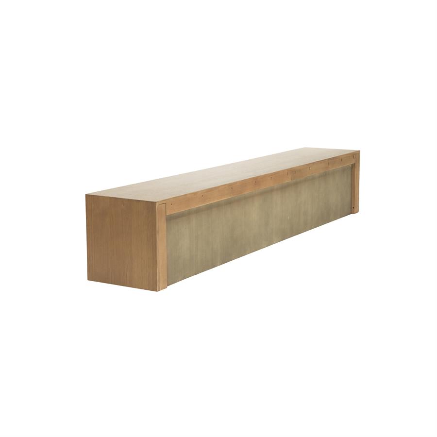 TV meubel Milo Eikenhout 240 cm - bruin - Afbeelding 17