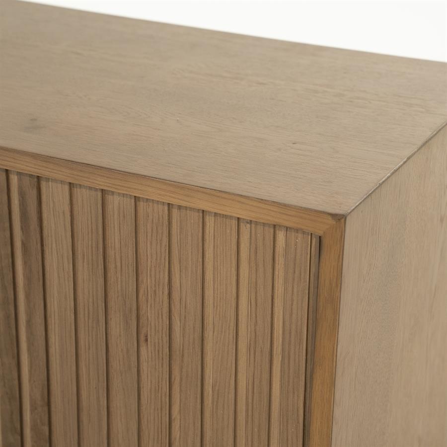 TV meubel Milo Eikenhout 240 cm - bruin - Afbeelding 21