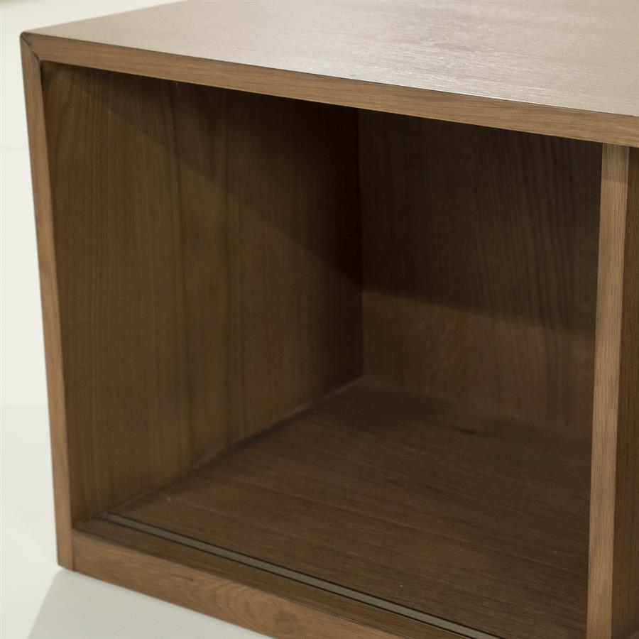 TV meubel Milo Eikenhout 240 cm - bruin - Afbeelding 23