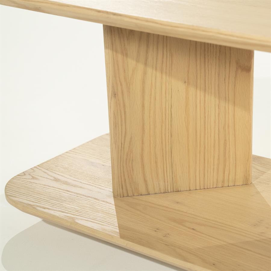 Bijzettafel Ty Eiken 90 x 40cm - Naturel - Afbeelding 16