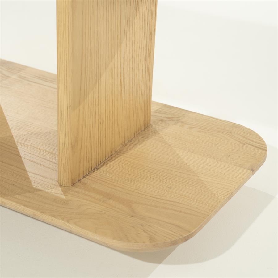 Bijzettafel Ty Eiken 90 x 40cm - Naturel - Afbeelding 17