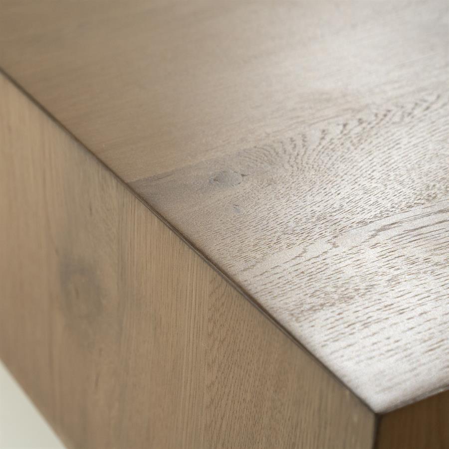 Rechte Salontafel Quinten - bruin 140 x 75 cm - Afbeelding 18