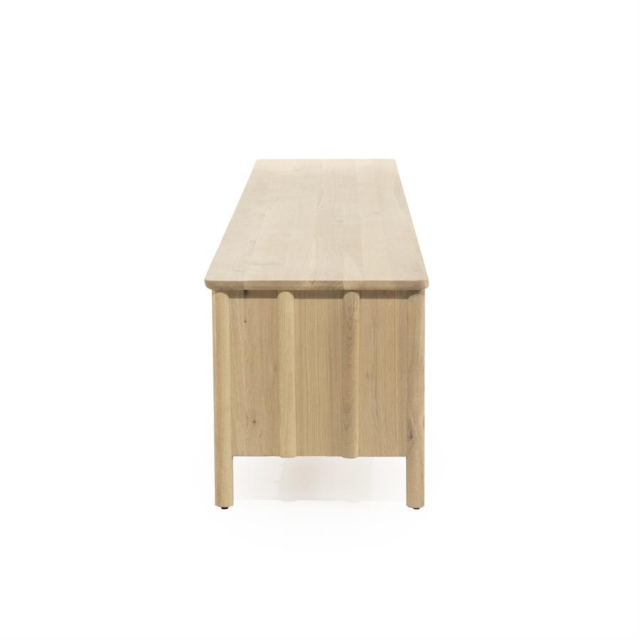 TV meubel Jake Eikenhout 264 cm - naturel - Afbeelding 17