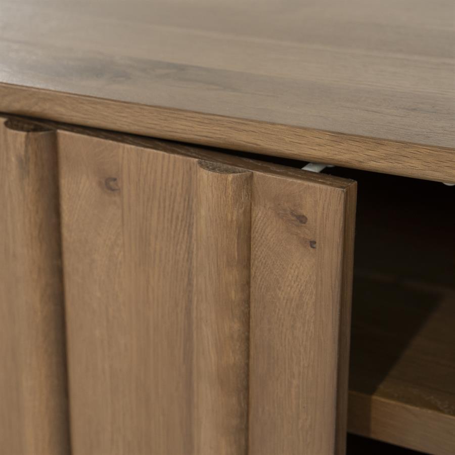 TV meubel Jake Eikenhout 264 cm - bruin - Afbeelding 12