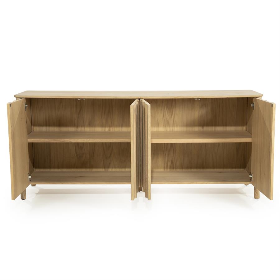 Dressoir Jake Eikenhout 183cm - Naturel - Afbeelding 20