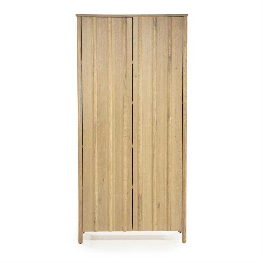 Opbergkast Jake Eikenhout 210 x 102cm - Naturel - Afbeelding 20