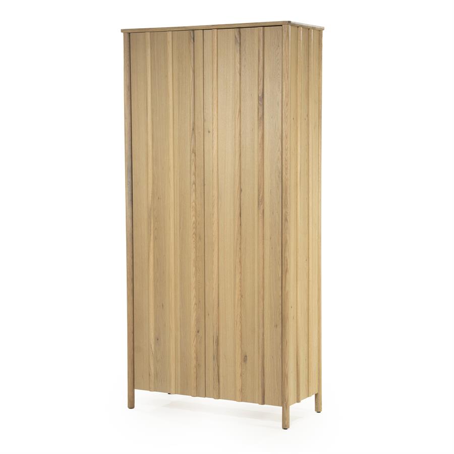Opbergkast Jake Eikenhout 210 x 102cm - Naturel - Afbeelding 21