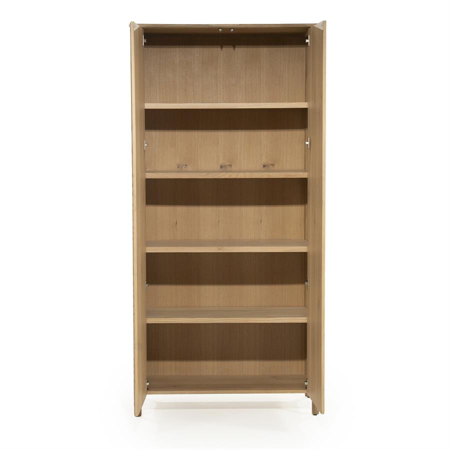 Opbergkast Jake Eikenhout 210 x 102cm - Naturel - Afbeelding 25