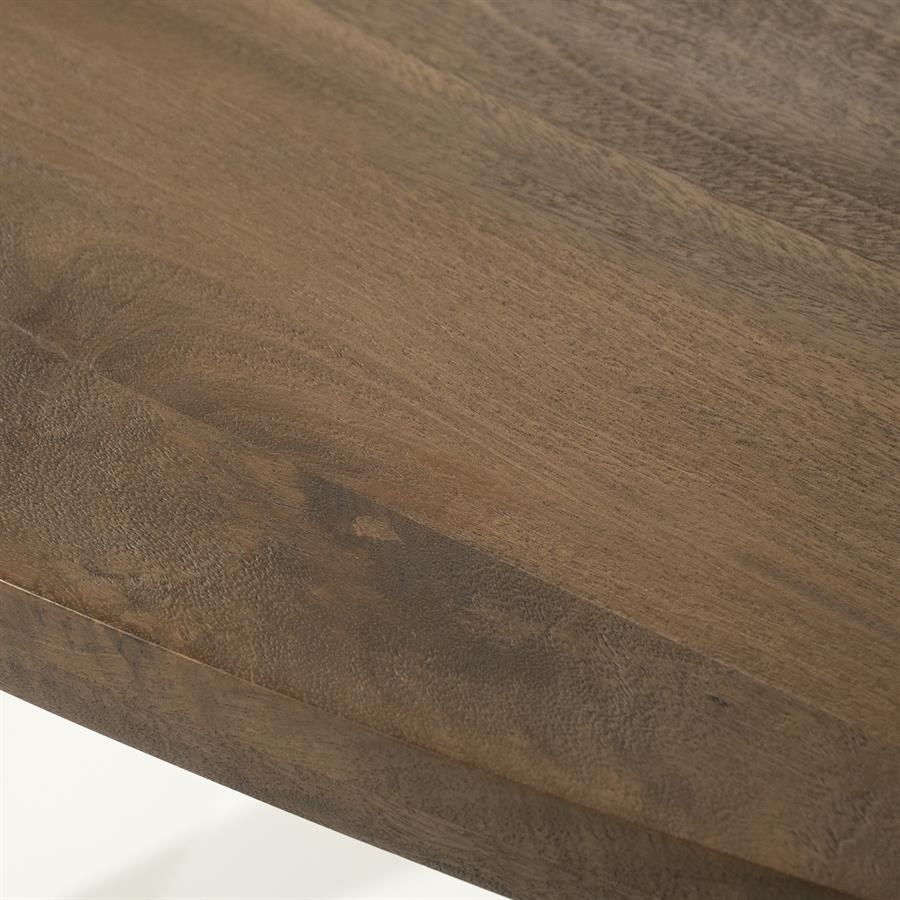 Organische Eettafel Taylor Mangohout - 140 cm - Afbeelding 33