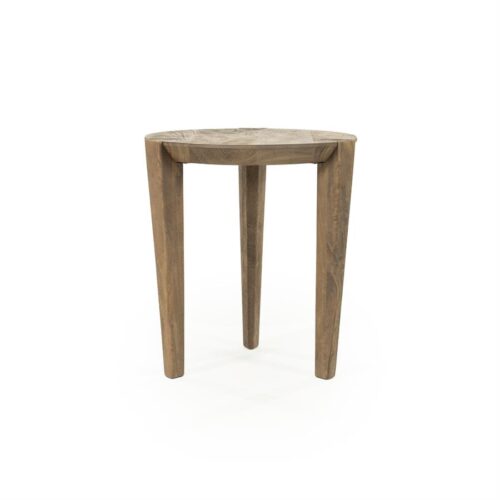 Ronde Bijzettafel Davina Mangohout 40cm - Afbeelding 7