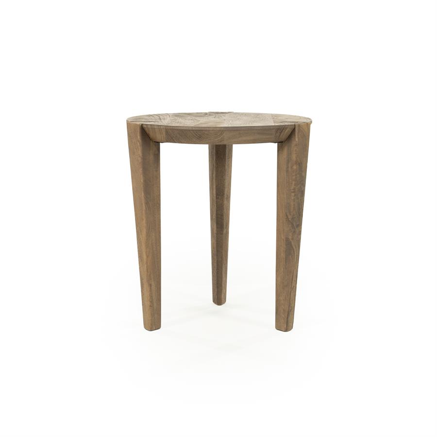 Ronde Bijzettafel Davina Mangohout 40cm - Afbeelding 7