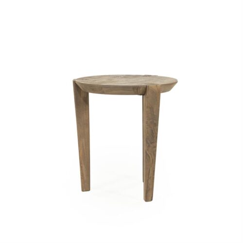 Ronde Bijzettafel Davina Mangohout 40cm - Afbeelding 8