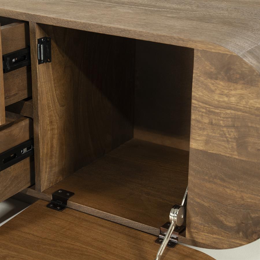 TV-meubel King Mangohout 160 cm - Afbeelding 40