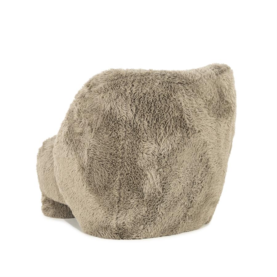 Fauteuil Samson Fluffy - Taupe - Afbeelding 5