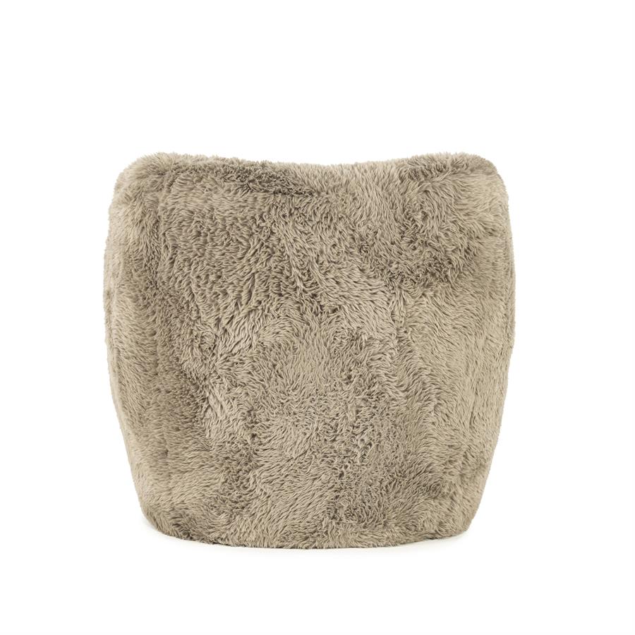 Fauteuil Samson Fluffy - Taupe - Afbeelding 6