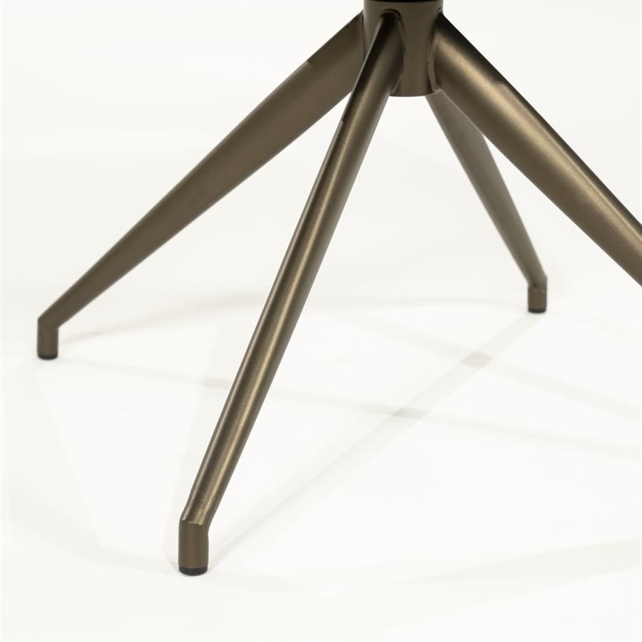 Draaibare Eetkamerstoel Hailey Bouclé - Taupe - Afbeelding 11