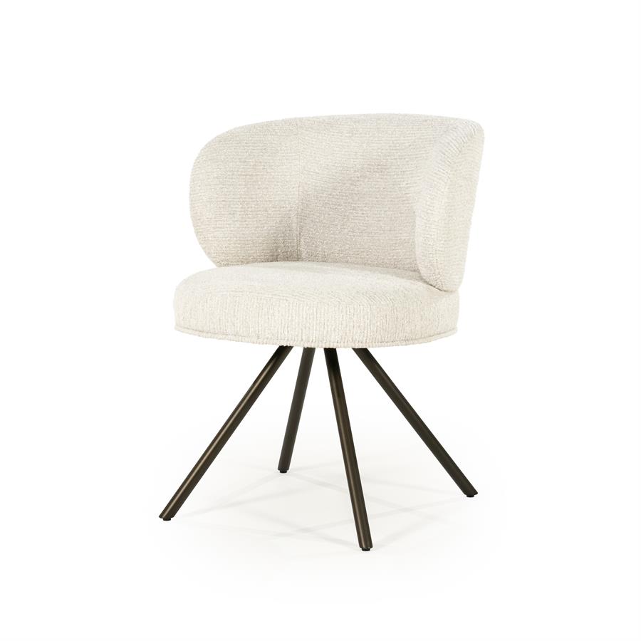 Draaibare Eetkamerstoel Jayson - Beige