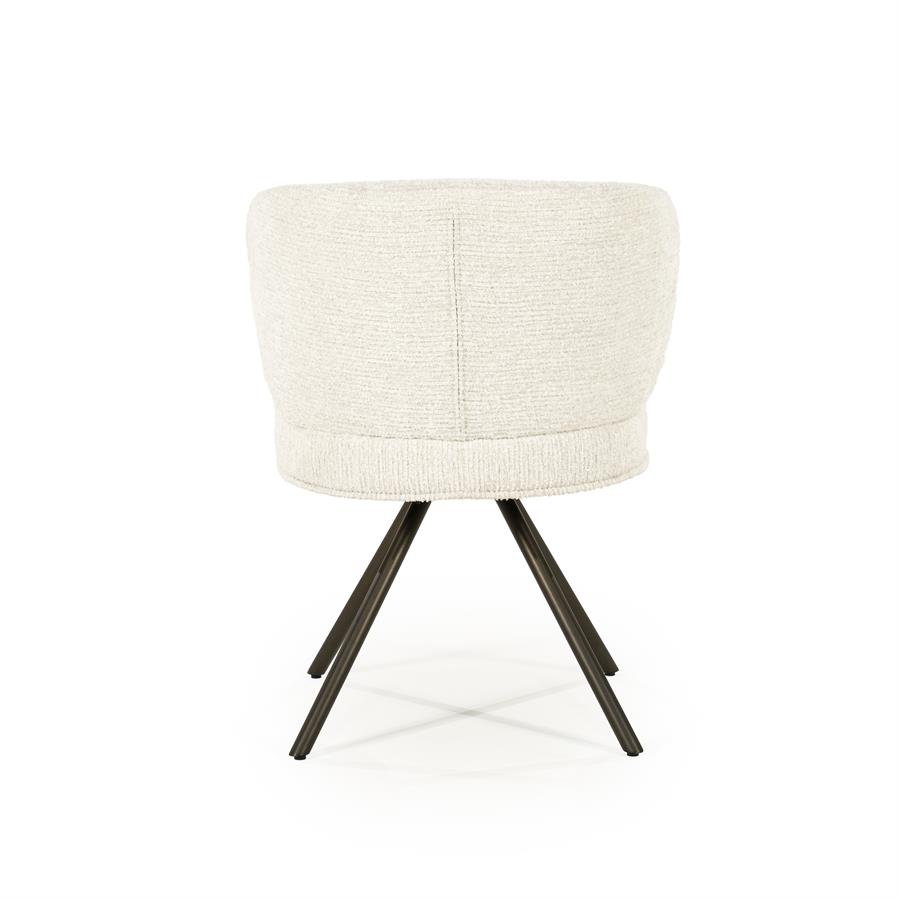 Draaibare Eetkamerstoel Jayson - Beige - Afbeelding 6