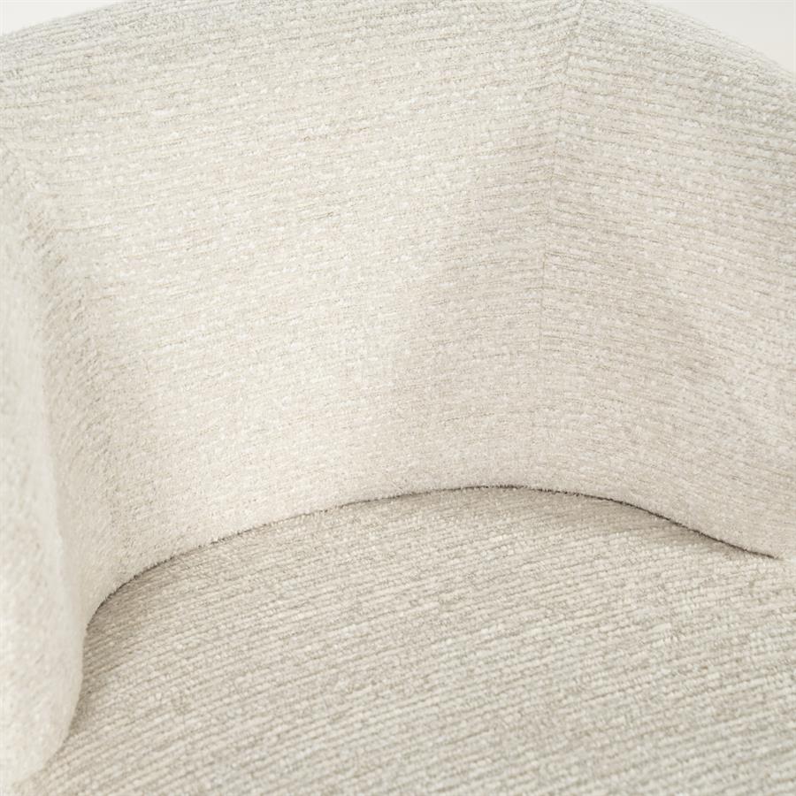 Draaibare Eetkamerstoel Jayson - Beige - Afbeelding 9