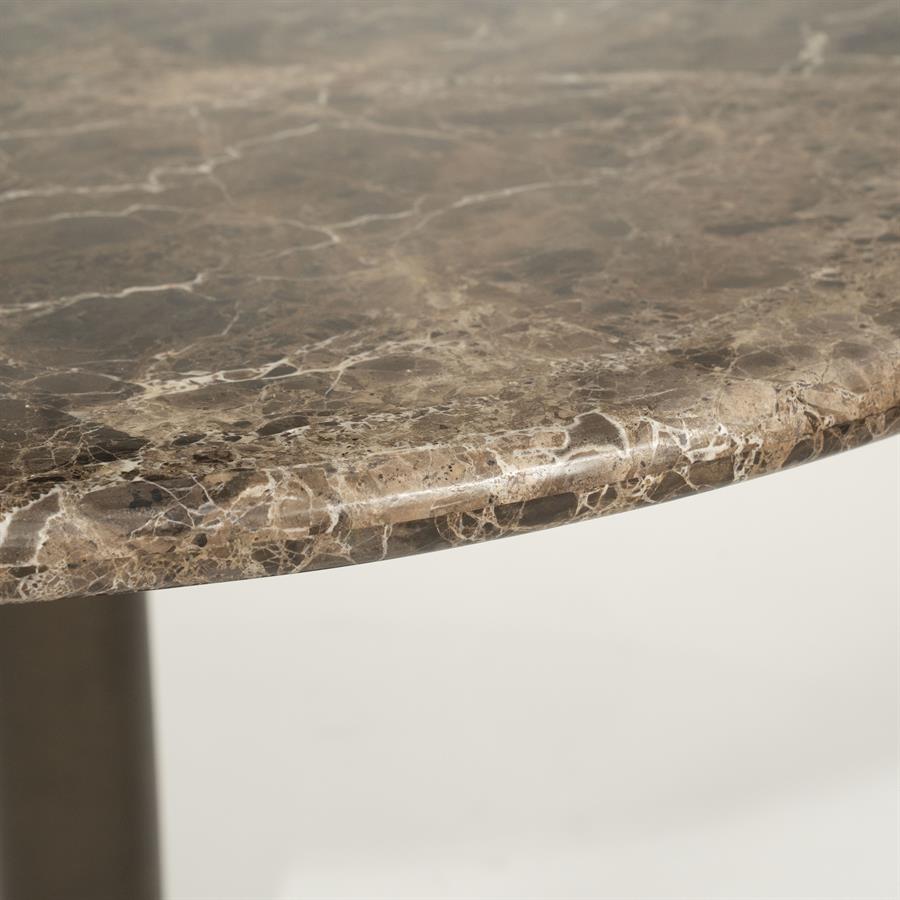 Ronde Eettafel Luigi Marmer 127cm - Afbeelding 2