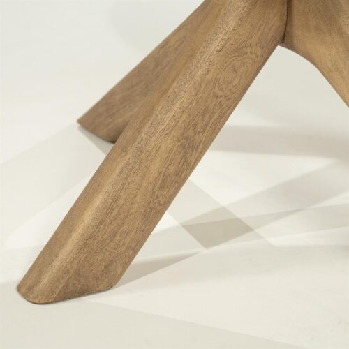 Deens Ovale Eettafel Tycho Mangohout 260 x 110 cm - Naturel - Afbeelding 5