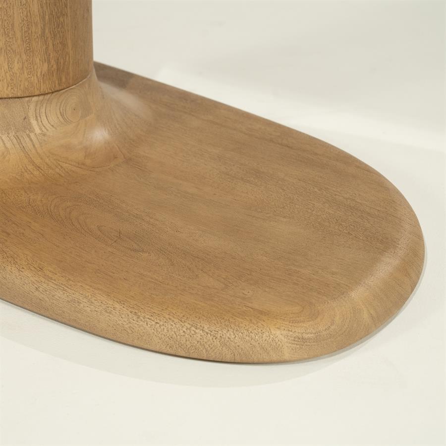 Deens Ovale Eettafel Coco Mangohout 240 x 110 cm - Naturel - Afbeelding 5