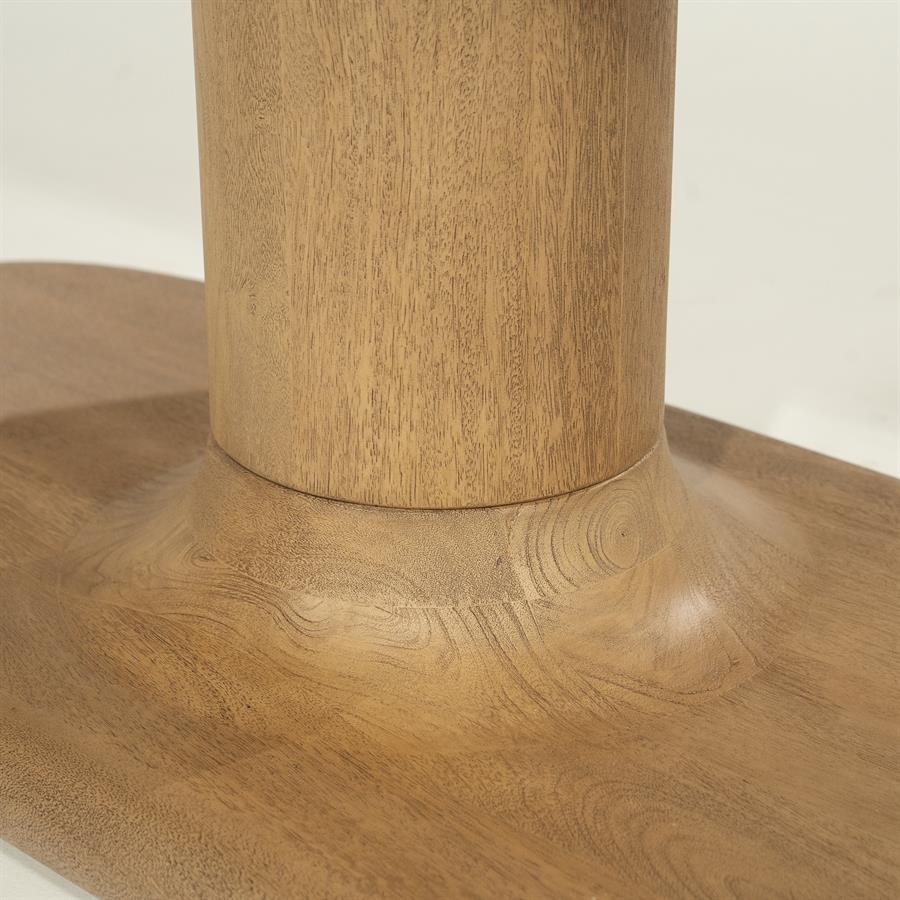 Deens Ovale Eettafel Coco Mangohout 240 x 110 cm - Naturel - Afbeelding 6