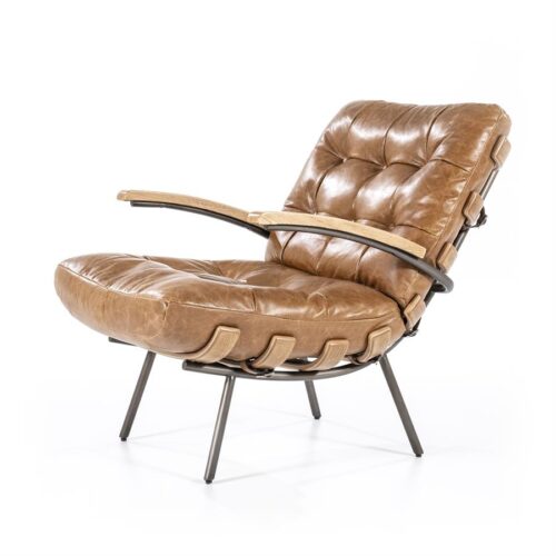 Fauteuil Bastiaan - cognac java leder - Afbeelding 2