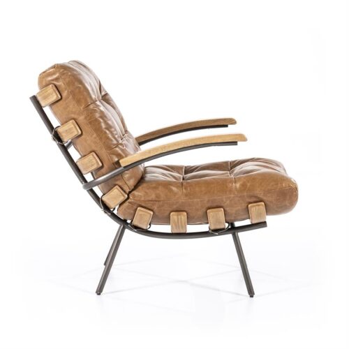 Fauteuil Bastiaan - cognac java leder - Afbeelding 11