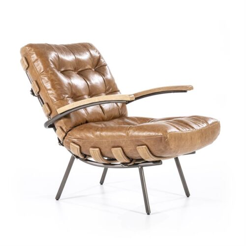 Fauteuil Bastiaan - cognac java leder - Afbeelding 12