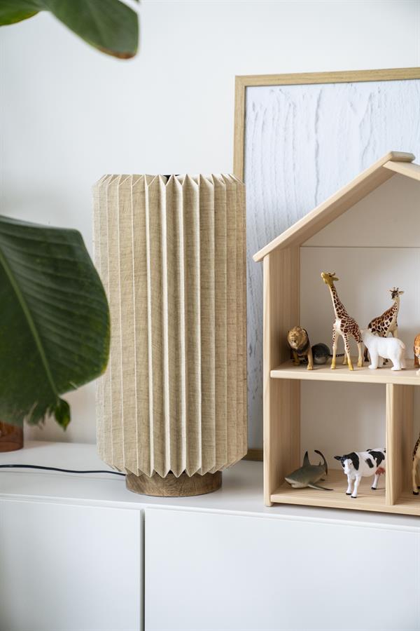 Tafellamp Zuki Linnen - 62cm hoog - Afbeelding 12