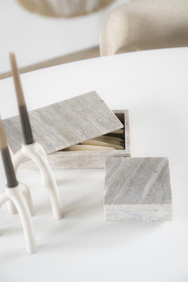 Opbergdoos Shari Marmer - 16 cm - Afbeelding 6