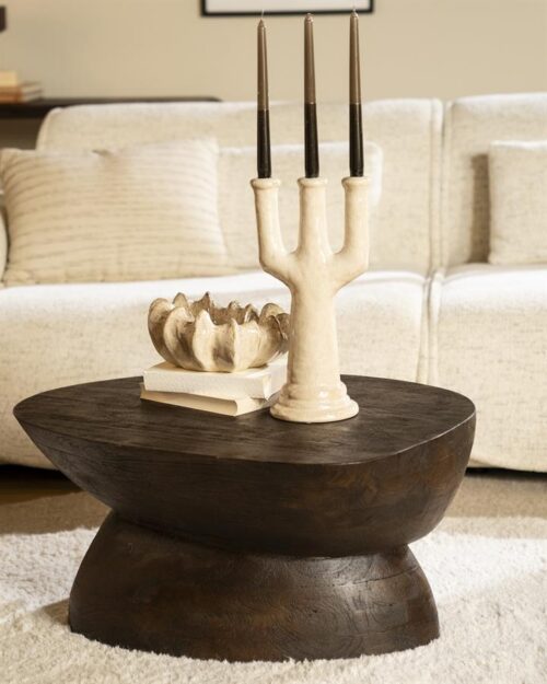 Salontafel Cobble Hout - Bruin - Afbeelding 10