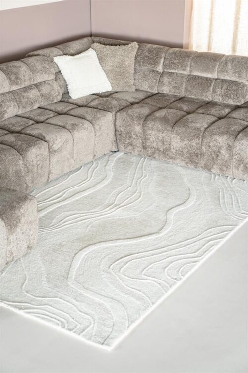 Vloerkleed Soil - Off White 160x230cm - Afbeelding 10