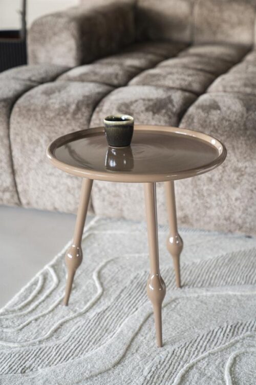 Ronde Bijzettafel Birdy 47cm - Bruin - Afbeelding 9