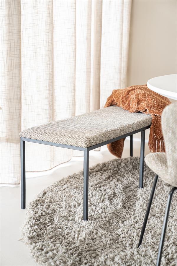 Eetkamerbank Lass 135 cm - Bruin - Afbeelding 12