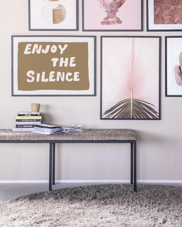 Eetkamerbank Lass 135 cm - Bruin - Afbeelding 13