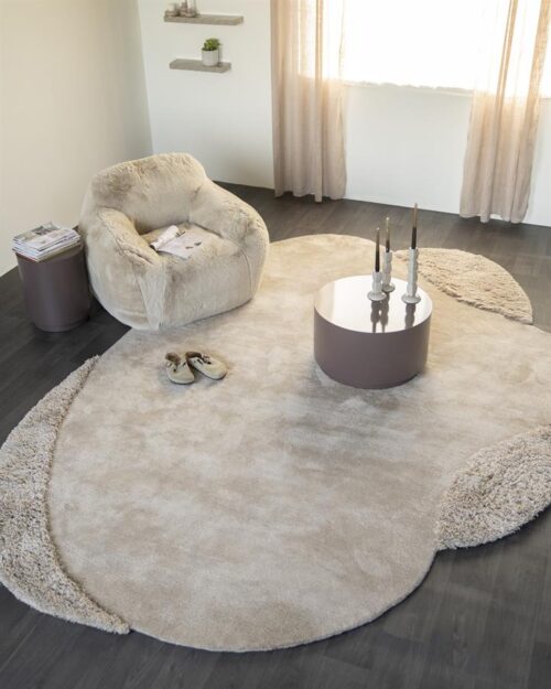Organisch Vloerkleed Praia 235 x 345cm - Beige - Afbeelding 11