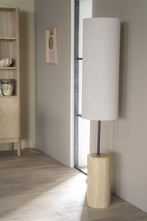 Vloerlamp Amara Linnen 145cm Hoog - Afbeelding 13