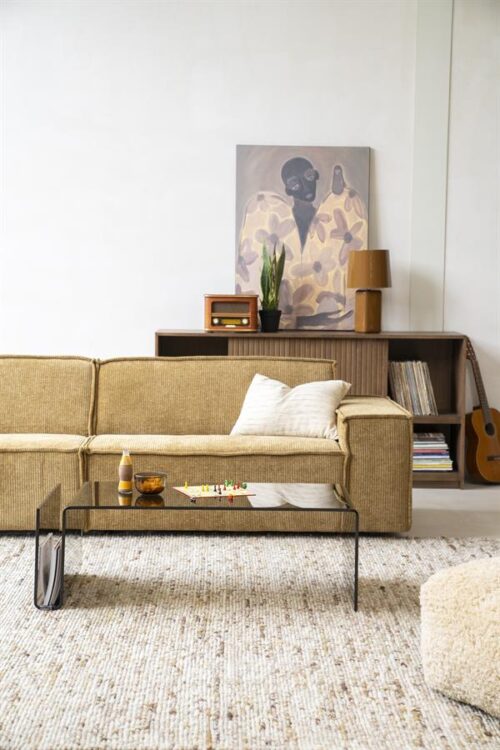Salontafel Shadow Glas 120 x 60 cm - Bruin - Afbeelding 9