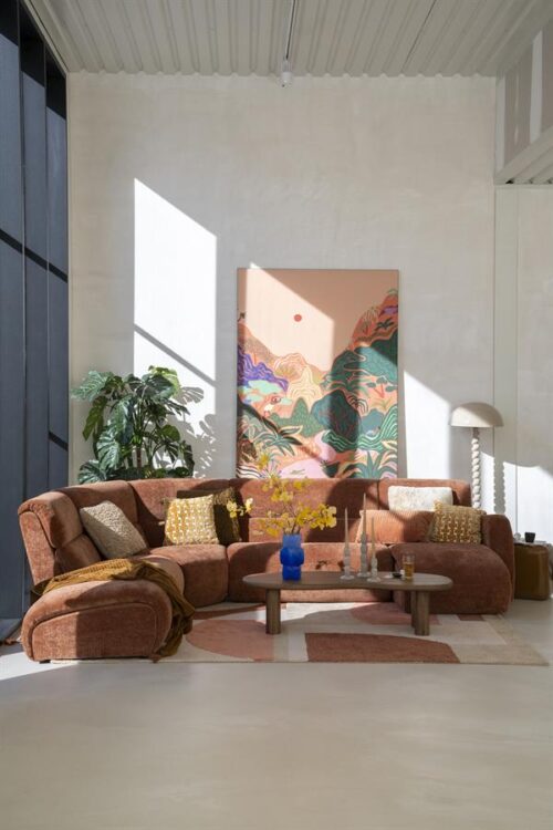 Plaid Sirun 170 x 130 cm - Mosterd - Afbeelding 12