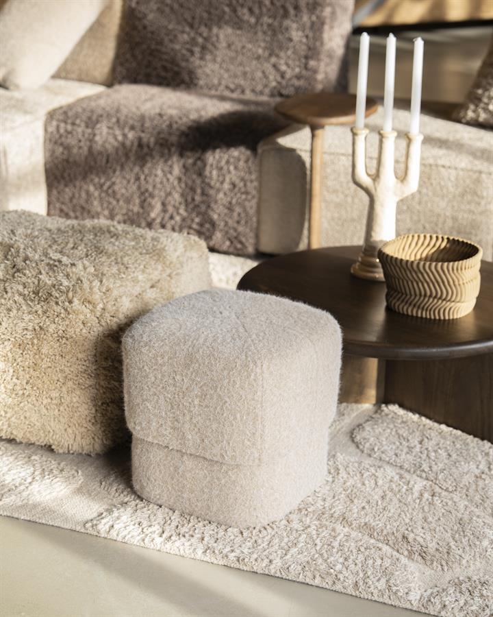 Poef Kelso - taupe - Afbeelding 10