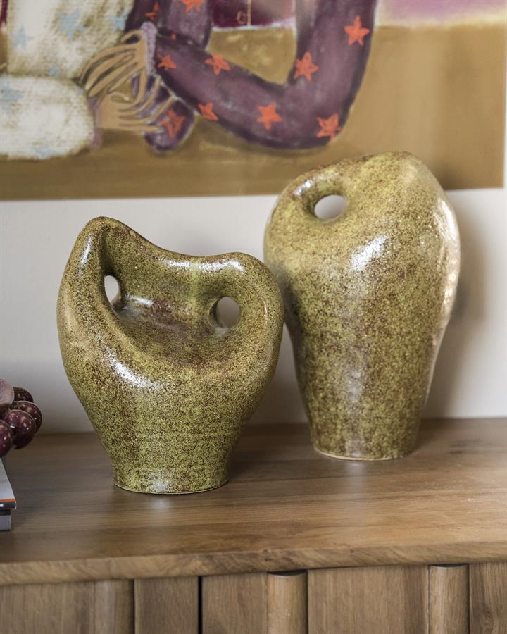 Ornament Mendi Aardewerk 34cm hoog - Afbeelding 6